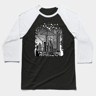 Tower Crane Abstract Baseball T-Shirt